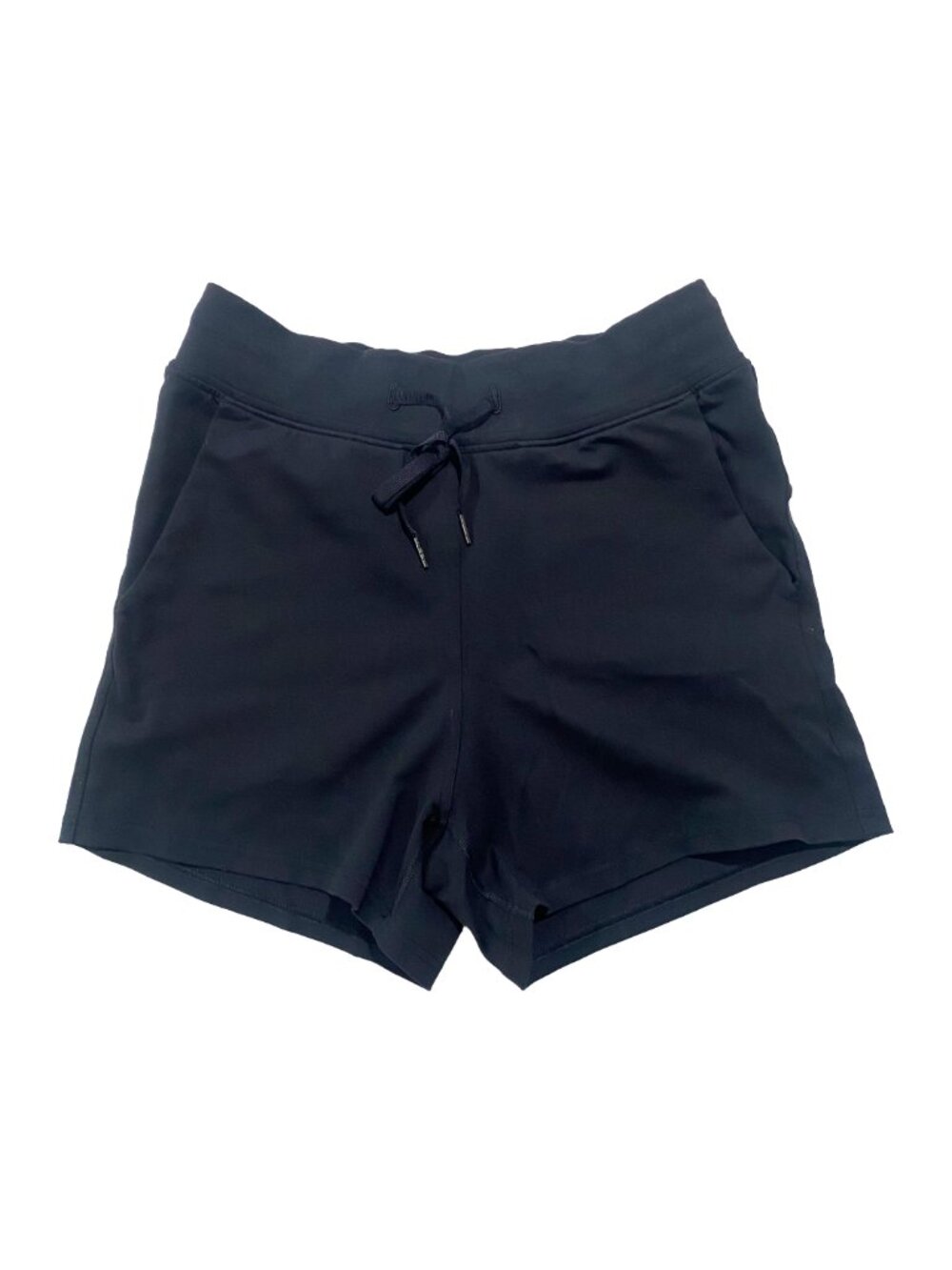 LULULEMON On The‎ Fly Shorts Blk 6 Yoga Gym Pilates Athleisure Bike Running Wear
